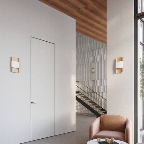 Wall lamp DURLIN gold/white + 2x LED Bulb G9 3000K Warm 4.5W 450lm