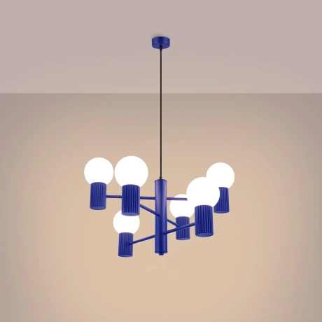 Chandelier HALO 6 ultramarine