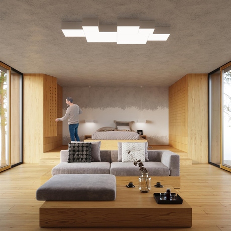 Pendant lamp HORUS 35 white