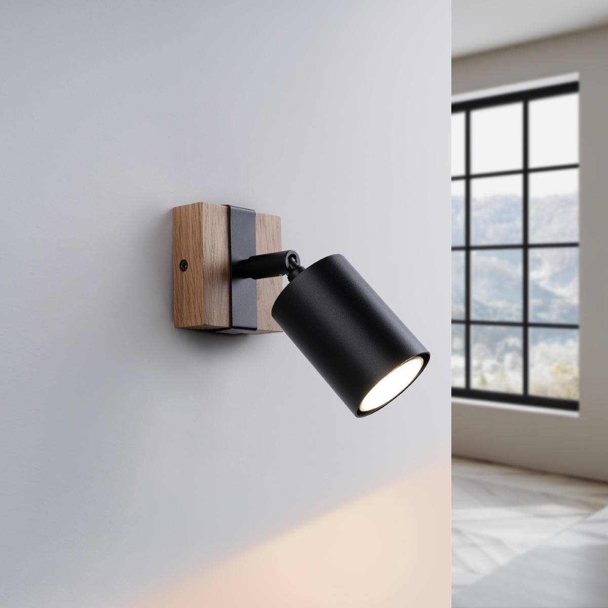 Wall lamp FAGER 1 black