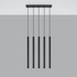 Pendant lamp PASTELO 5 black