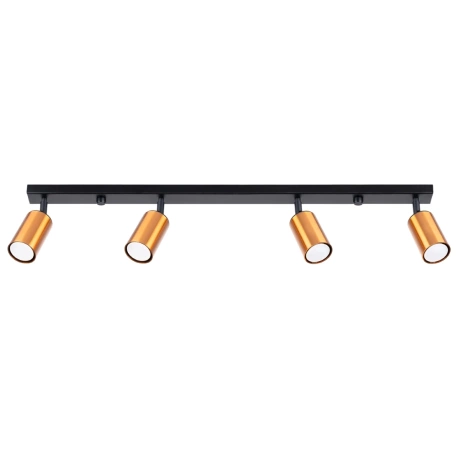 Ceiling lamp WINX 4L black/cooper