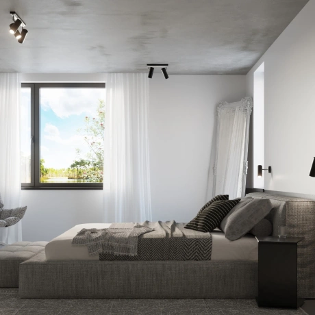 Wall lamp DIREZIONE black