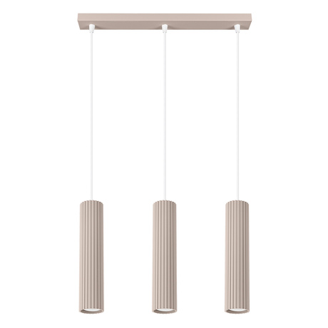 Pendant lamp KARBON 3L taupe