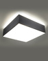 Ceiling lamp HORUS 35 GRAY + 2x LED Bulb E27 4000K Cool White 7.5W 650lm