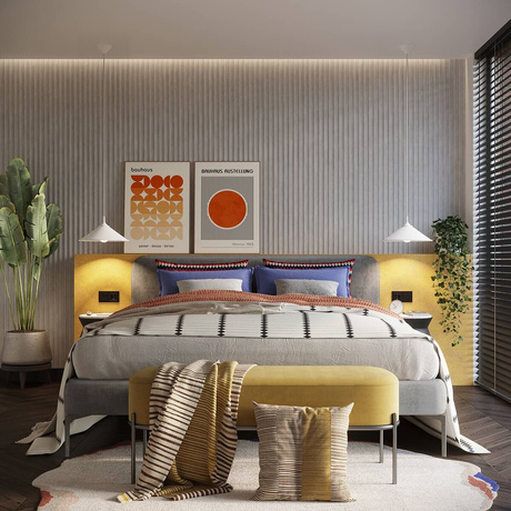 Ceiling lamp ZUMA white + 1x LED Bulb E27 3000K Warm 7.5W 620lm.