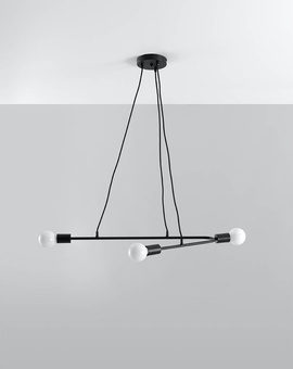 Pendant lamp ASTRAL 3 black