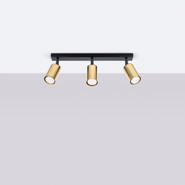 Ceiling lamp WINX 3 black/cooper