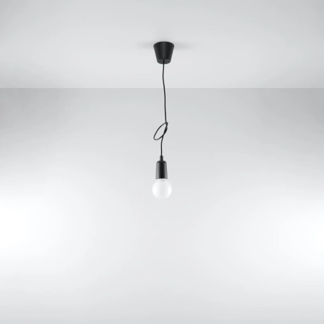 Pendant lamp DIEGO 1 black