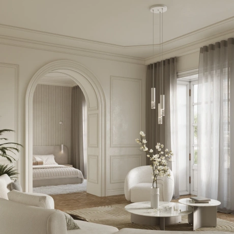 Pendant lamp LAMI 1 white