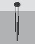 Hanging lamp PASTELO 3P black + 3x LED Bulb G9 3000K Warm 4.5W 510lm