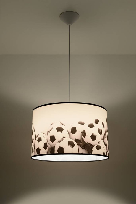 Hanging lamp BALL B 40 + 1x LED Bulb E27 4000K Cool White 7.5W 650lm