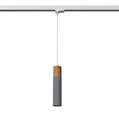 Pendant lamp ZANE grey GU10 #W