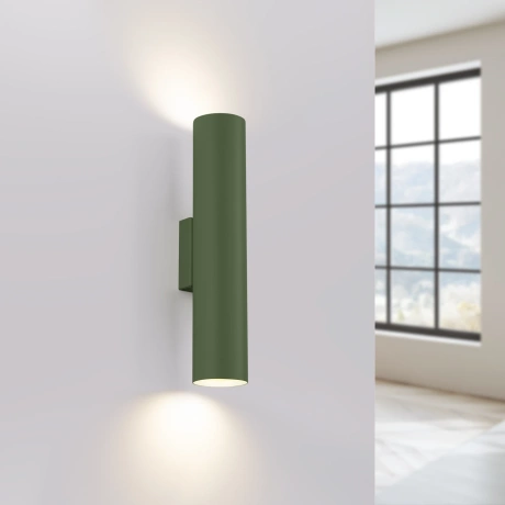 Wall lamp LAGOS 2 olive green