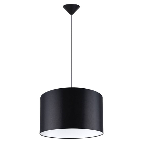 Pendant lamp NOVA 40 black + 1x LED Bulb E27 3000K Warm 7.5W 620lm