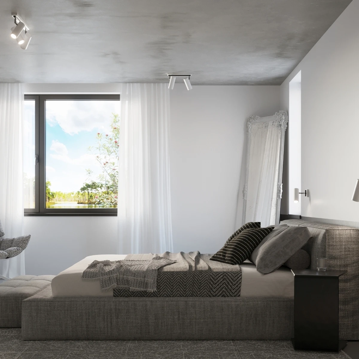 Wall lamp DIREZIONE white