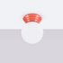 Ceiling lamp ZORI peach IP44