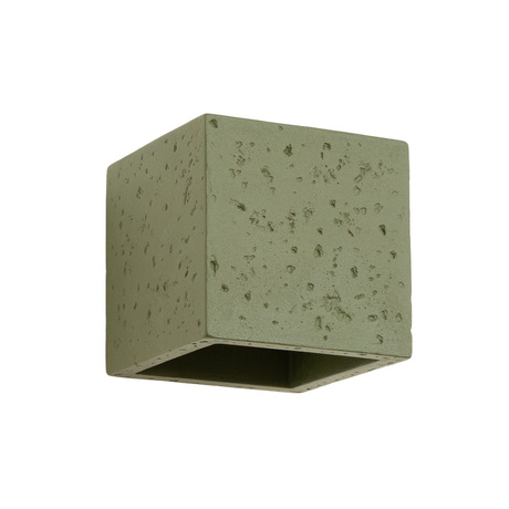Wall lamp QUAD concrete olive green