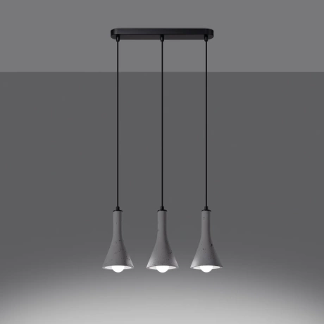 Pendant lamp REA 3L concrete