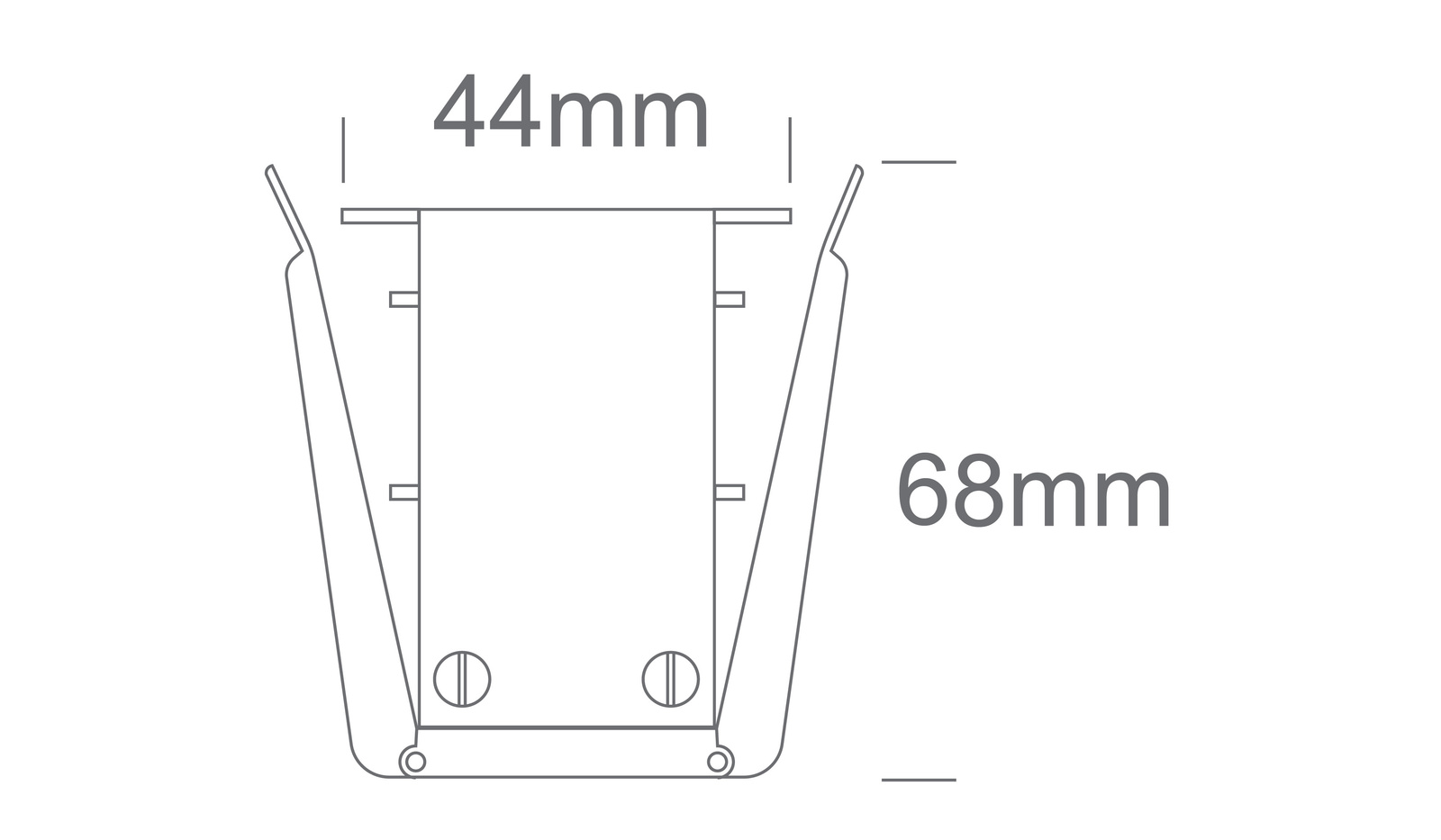 Recessed magnetic rail 1m black MIDI ON/OFF DALI 48V