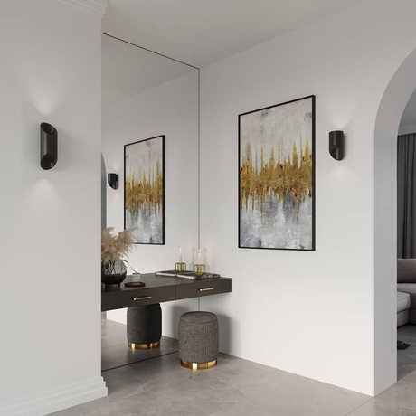 Wall lamp PENNE 20 in black + 1x LED Bulb G9 4000K Cool White 4.5W 530lm