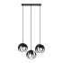 Pendant lamp TULOS 3L black