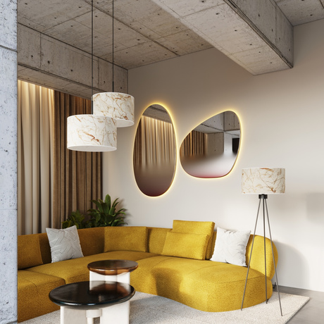 Pendant lamp NEVIA marble