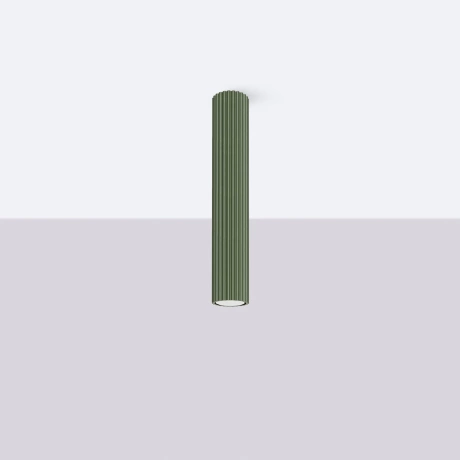 Ceiling lamp KARBON 40 olive green