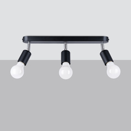 Ceiling lamp FORNES 3 black