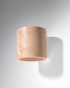 Wall lamp ORBIS natural wood + 1x LED Bulb G9 4000K Cool White 4.5W 530lm