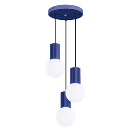 Pendant lamp HALO 3P ultramarine
