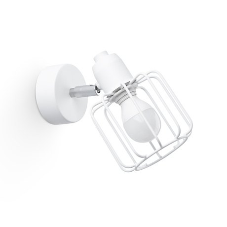 Wall lamp BELUCI 1 white + 1x LED Bulb E14 4000K Cool White 7.5W 680lm