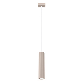 Pendant lamp KARBON 1 taupe