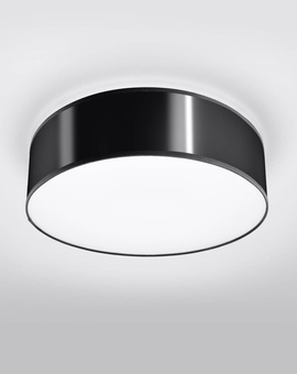 Ceiling lamp fixture ARENA 35 BLACK + 2x LED Bulb E27 3000K Warm 7.5W 620lm