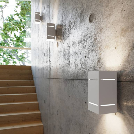 Wall lamp BLOCCO white + 1x LED bulb G9 4000K Cool White 4.5W 530lm