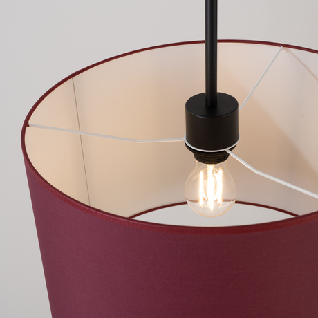Pendant lamp NEVIA burgundy