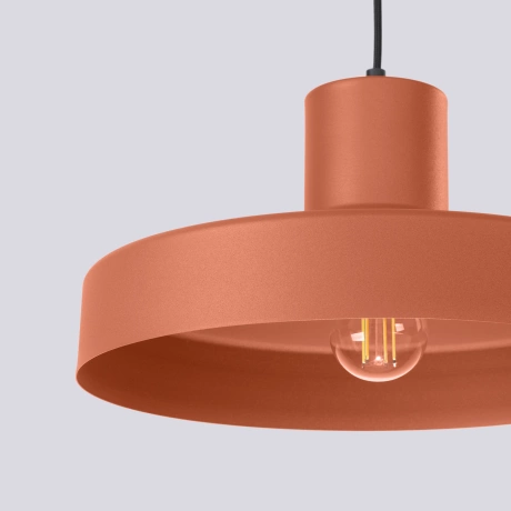 Pendant lamp BILO red ochre