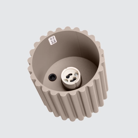 Ceiling lamp AURA 1 taupe GU10