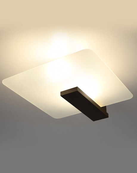 Ceiling lamp LAPPO in wenge + 2x LED Bulb E27 4000K Cold 7.5W 650lm
