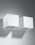 Wall lamp QUAD 2 white + 2x LED Bulb G9 3000K Warm 4.5W 510lm