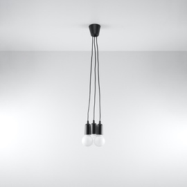 Pendant lamp DIEGO 3 black