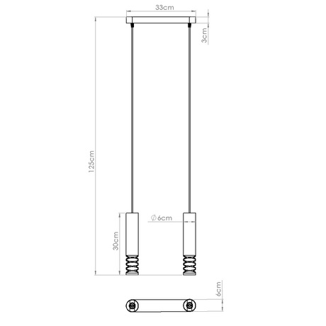 Pendant lamp LAMI 2 white
