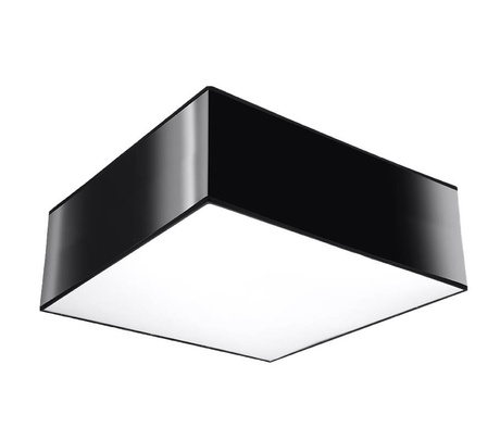 Ceiling lamp HORUS 25 BLACK + 1x LED Bulb E27 4000K Cold White 7.5W 650lm