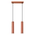Pendant lamp LAGOS 2 red ochre