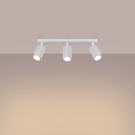 Ceiling lamp KARBON 3L white
