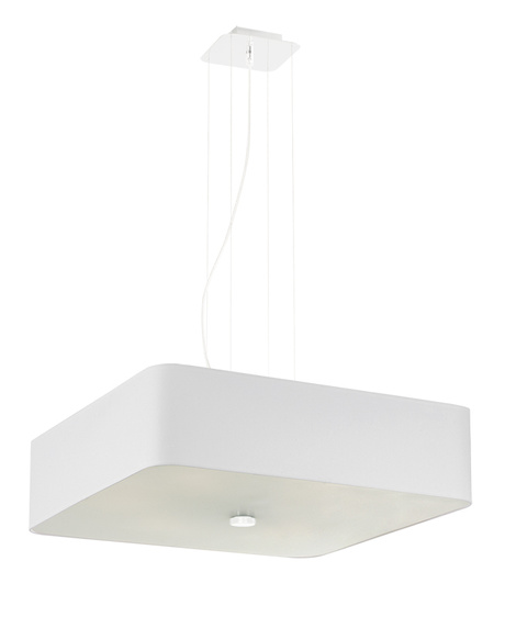 Chandelier LOKKO 55 white + 5x LED Bulb E27 4000K Cool White 7.5W 650lm