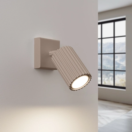 Wall lamp KARBON 20 taupe