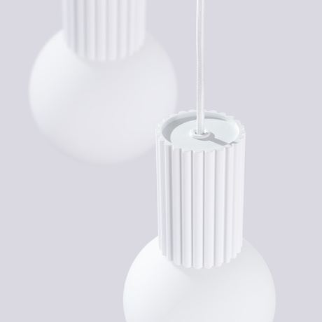 Pendant lamp HALO 3P white