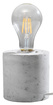 Desk lamp SALGADO concrete + 1x LED Bulb E27 3000K Warm 7.5W 620lm