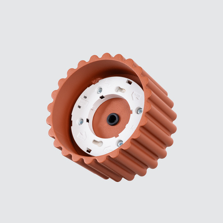 Ceiling lamp AURA 1 red ochra Gx53